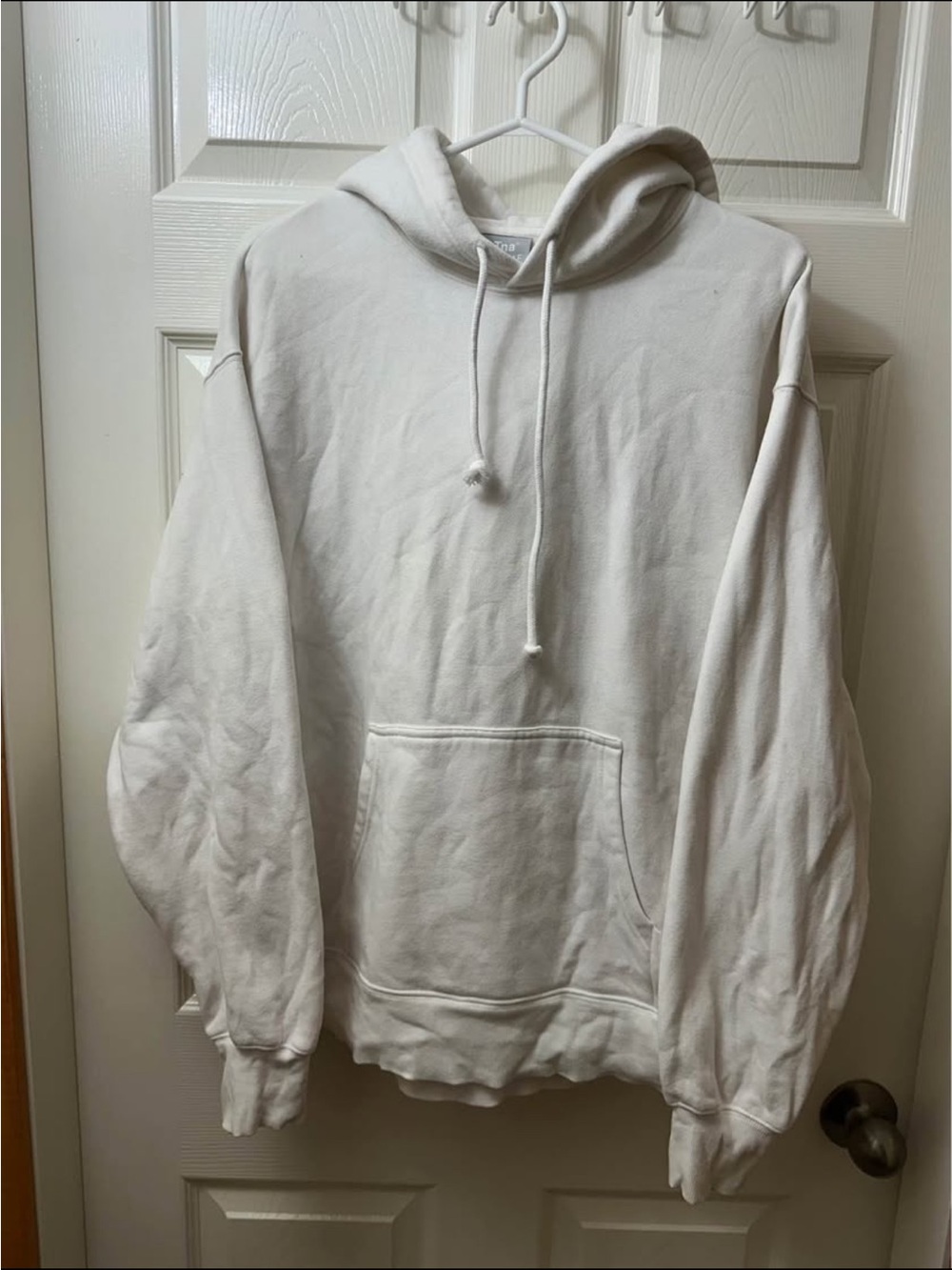 TNA Cozy AF White Hoodie Size 2 (Med/Lg)